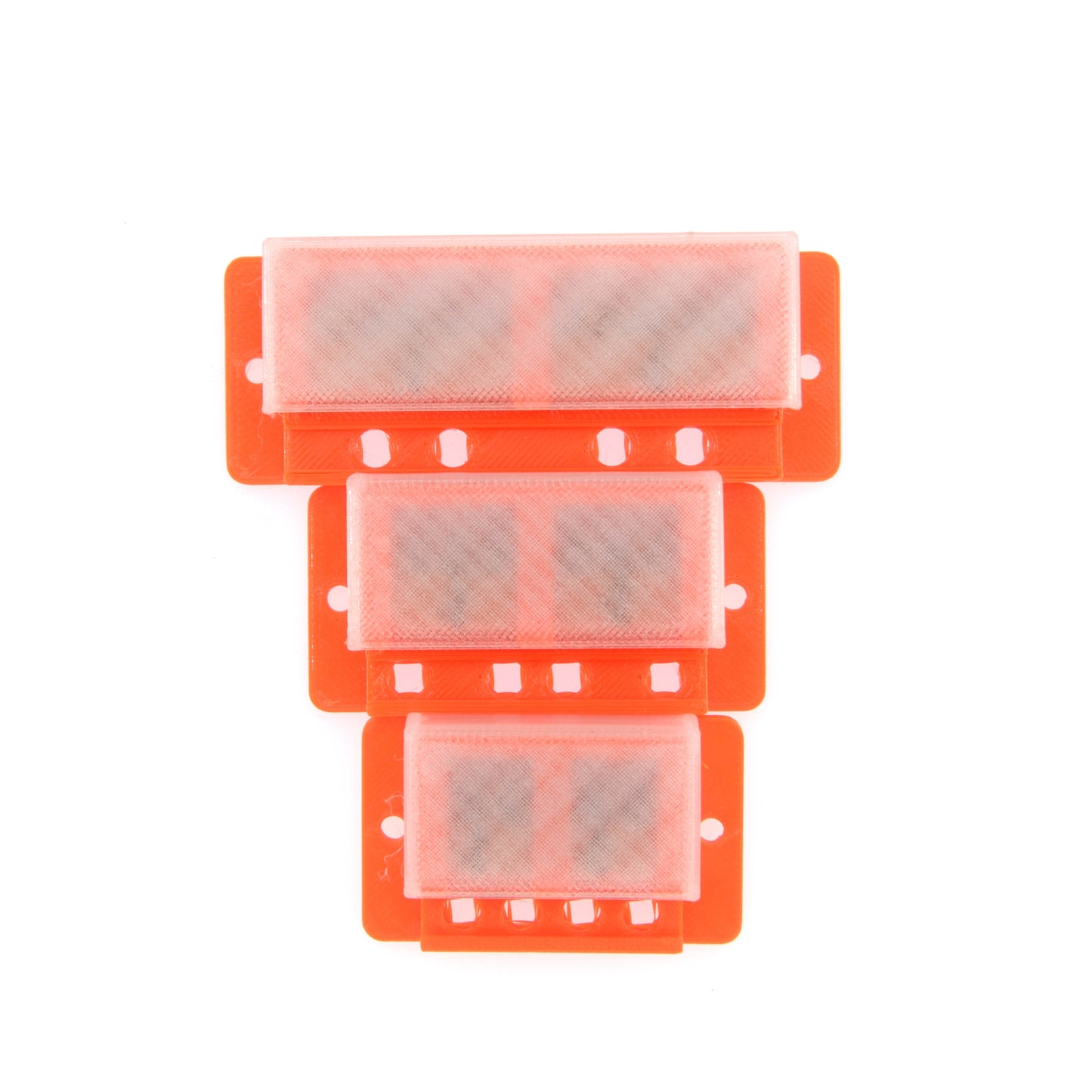 10 Wago 2x2 Positions Orange Cable Tray Supports