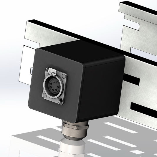 Neutrik Type D box (Leeg) voor kabelgoot