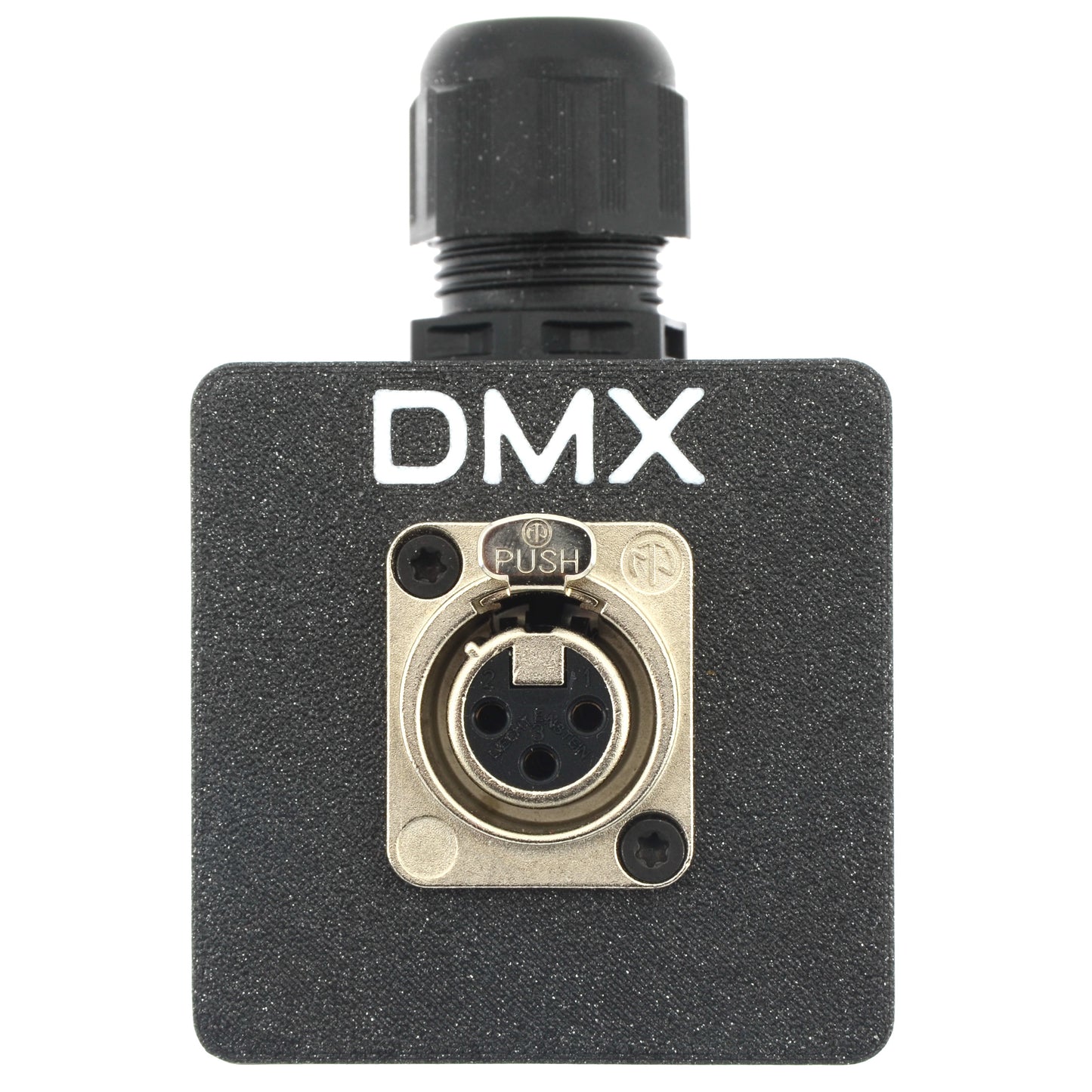 Type D Neutrik XLR3 box voor kabelgoot