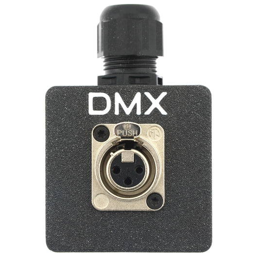 Type D Neutrik XLR3 box voor kabelgoot