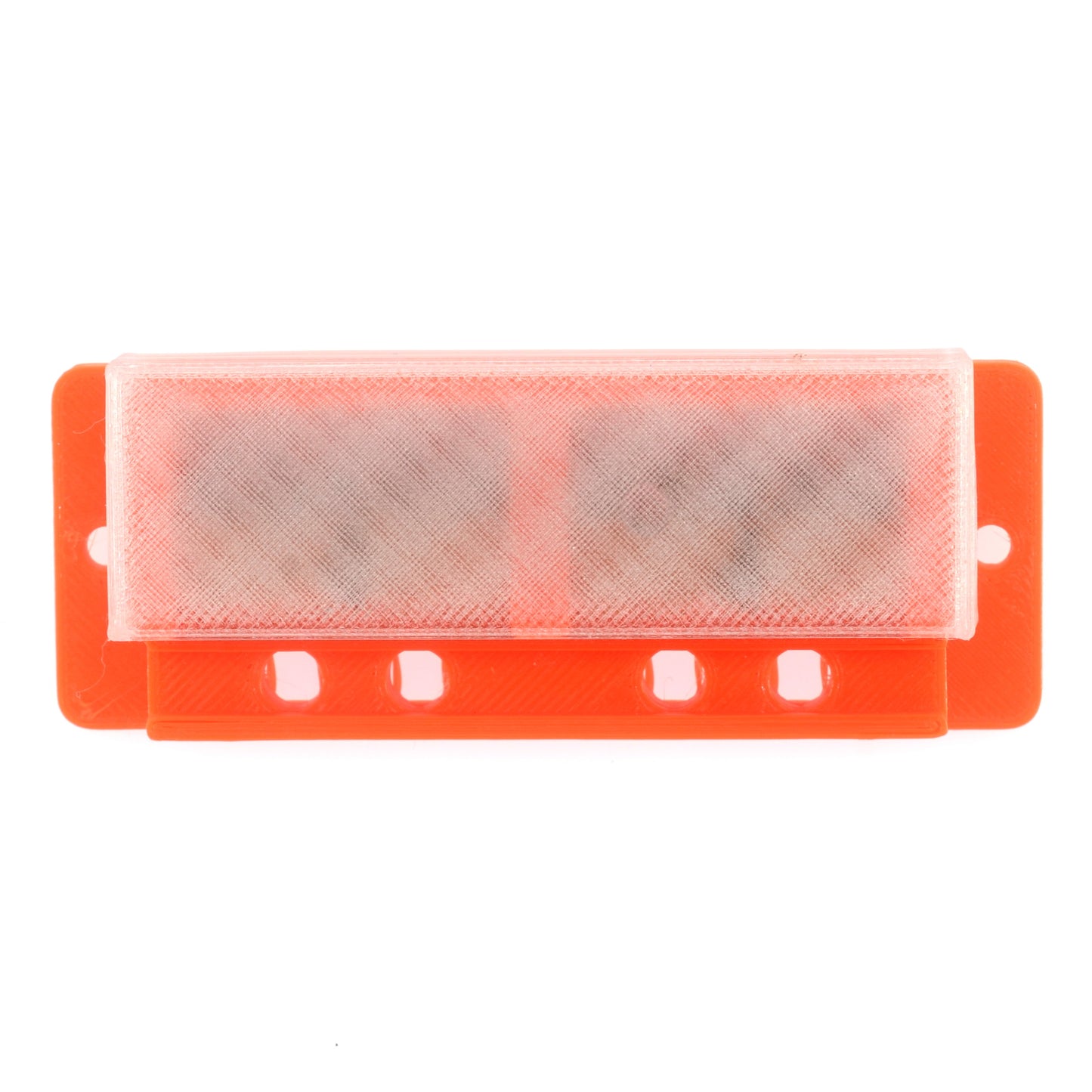10 Supports Wago 2x5 Positions pour Chemin de câble Orange