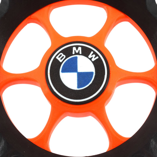2 BMW-badges voor aangepaste Husqvarna Automower-wielen met diameters van 210 en 250 mm